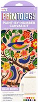 Ooly pittura kit canvas dipingi con i numeri uccelli blu creativo