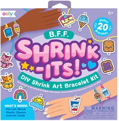Ooly kit creativo braccialetti BFF - Shrink Art per bambini