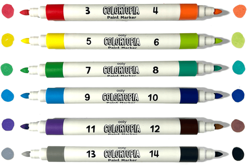 Ooly kit pittura per numero - Colortopia Epic Adventures - Giocattolo creativo-3