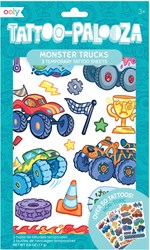 Ooly tatuaggi temporanei Monster Truck - Set Tattoo Palooza per bambini