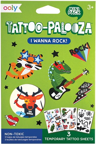 Ooly - Mini tatuaggi temporanei - Voglio rock