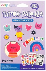 Ooly tatuaggi temporanei gatti Mini Tattoo Palooza X Suzy - bambini creativi