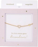 Depesche bracciale cuore dorato amicizia regalo gioielli