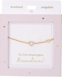 Depesche bracciale cuore dorato amicizia regalo gioielli