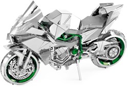 Metal Earth giocattolo da costruzione moto Kawasaki Ninja H2R