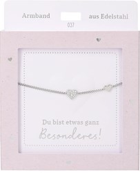 Depesche bracciale cuore argento - gioiello moderno regalo amicizia