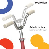 Yvolution monopattino Classic Scooter rosso regolabile e resistente-3