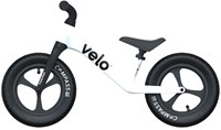 Yvolution bicicletta senza pedali Velo PRO bianca - manubrio e sella regolabili - ruote da 12 pollici-3