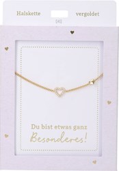 Depesche collana cuore oro - gioiello regalo per ragazze