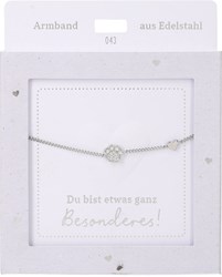 Depesche bracciale argento con zampa - gioiello dell'amicizia regalo