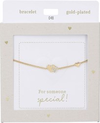 Depesche bracciale dorato Heart of Gold gioiello donna