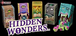 Chessex Hidden Wonders Case of 100 Mystery Polyhedral 7-Die Sets with Retail Display