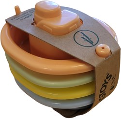 Viking Toys Ecoline - Set di 4 mini barche sostenibili per bambini
