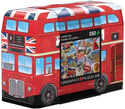Eurographics puzzle Autobus di Londra in scatola da collezione - 550 pezzi
