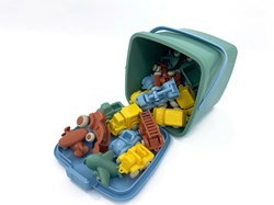 Viking Toys set veicoli - Secchiello con 30 veicoli giocattolo
