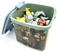 Viking Toys giocattoli - RE:LINE secchio con 15 veicoli per bambini-2