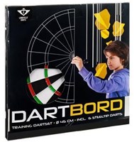 Bersaglio freccette gioco sportivo 45 cm x 2,5 cm con 6 freccette