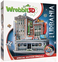 Wrebbit Puzzle 3D Retropolis Diner anni '50 giocattolo in cartone
