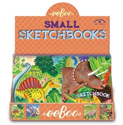 eeBoo Small Sketchbook Assortment Dino (24 pezzi)