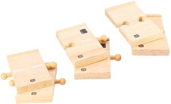 Bigjigs Houten Rijbanen - 4 stuks