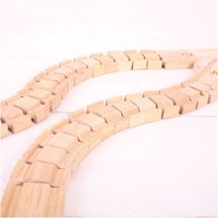 BigJigs binari del treno in legno flessibili - Crazy Track - giocattolo-3