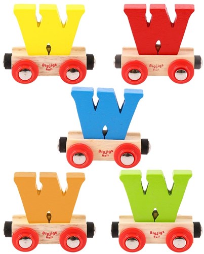Bigjigs Treno di lettere W-2