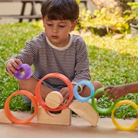 Guidecraft giocattolo educativo Discovery Circles - Cartone arcobaleno-3