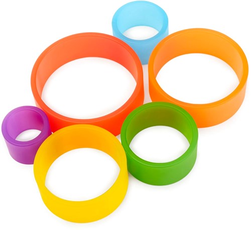 Guidecraft Discovery Circles - Rainbow 8