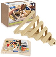 Guidecraft giocattolo educativo Discovery Triangles - Natural cartone