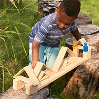 Guidecraft giocattolo educativo Discovery Triangles - Natural cartone-3