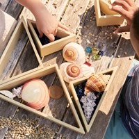 Guidecraft Discovery Triangles - Natural 5