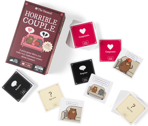 Exploding Kittens gioco di carte Horrible Couple per adulti e coppie-2