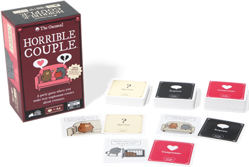 Exploding Kittens gioco di carte Horrible Couple per adulti e coppie-3