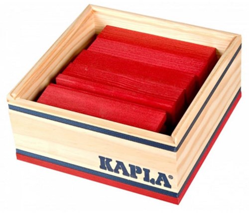 Kapla set di costruzione - 40 tavolette rosse - gioco creativo-3