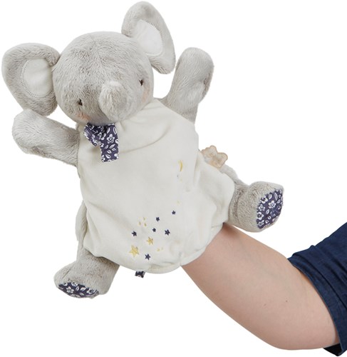 Kaloo burattino elefante - peluche per gioco fantasioso-3