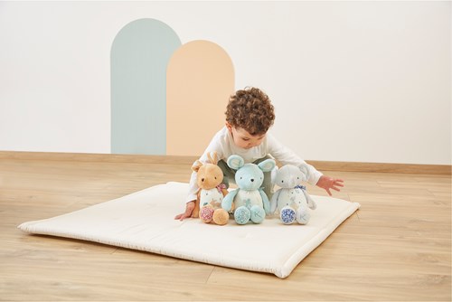 Kaloo coniglio peluche musicale - giocattolo morbido in materiale riciclato-3