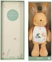 Kaloo coniglio peluche musicale - giocattolo morbido in materiale riciclato