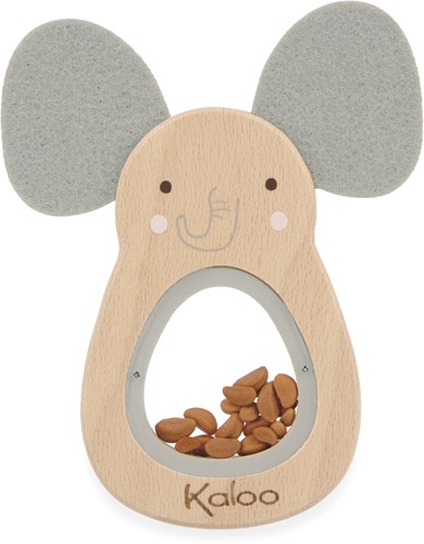 Kaloo sonaglio elefante in legno giocattolo per bebè - Collezione Petites Chansons