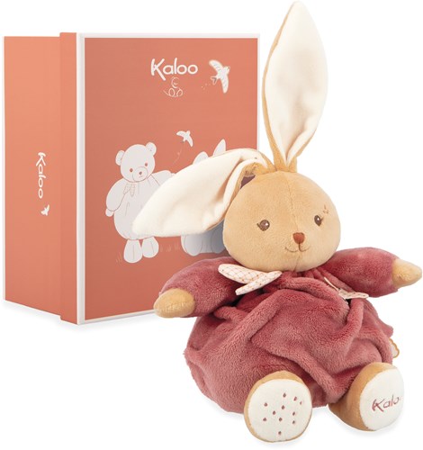 Kaloo coniglio peluche bordeaux - peluche extra morbido 17 cm-3