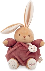 Kaloo carillon coniglio peluche bordeaux - morbido peluche neonato