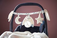 Kaloo giostrina passeggino neonato crema - catena attività Lapinoo 40 cm-3
