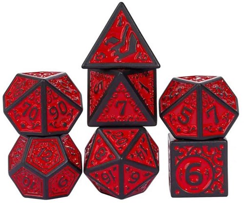 Foam Brain Games set di dadi Bloodthirst - RPG - Multicolore