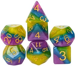 Foam Brain Games dadi Rock Candy RPG set multicolore gioco educativo