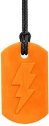 Ark Therapeutics collana da mordere giocattolo Bolt Bite Lightning arancione XXT