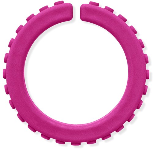 Ark Therapeutics bracciale da masticare giocattolo sensoriale magenta grande
