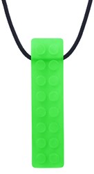 Ark Therapeutics collana da masticare giocattolo Brick Stick verde sensoriale