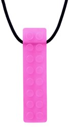 Ark Therapeutics giocattolo da masticare collana Brick Stick rosa per bambini