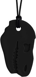 Ark Therapeutics collana da masticare T-Rex nera giocattolo sensoriale XT medio