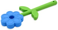 Ark Therapeutics giocattolo da masticare Flower Wand - giocattolo sensoriale blu