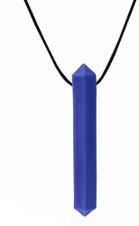 Ark Therapeutics collana da mordere gioiello masticabile blu scuro per bambini